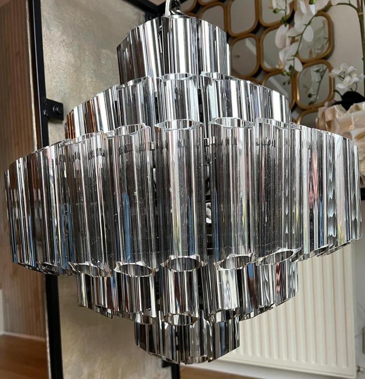 Elegante Kroonluchter Richmond Eichholtz Style, Huis en Inrichting, Lampen | Hanglampen, Zo goed als nieuw, Metaal, Ophalen of Verzenden