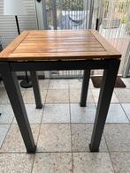 Bartafel met krukken, Ophalen, Zo goed als nieuw, Rechthoekig, Hout