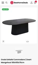 Ovale eettafel mangohout !!NIEUW!!, Huis en Inrichting, Tafels | Eettafels, Ophalen, Nieuw, Vijf personen of meer, Ovaal