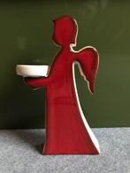 Waxinelichthouder RODE ENGEL, Diversen, Kerst, Ophalen of Verzenden, Zo goed als nieuw