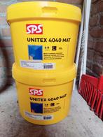2x 10L SPS Unitex 4040 Mat Verf RAL9016 NIEUW ONGEOPEND, Doe-het-zelf en Verbouw, Verf, Beits en Lak, Ophalen, Wit, Nieuw, Verf