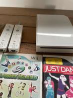 Nintendo Wii inclusief 8 spellen en 2 controllers Mariokart, Ophalen of Verzenden, Zo goed als nieuw, Met 2 controllers