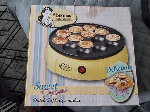 Bestron DLD5009 Dutch Poffertjesmaker, Witgoed en Apparatuur, Wafelijzers, Nieuw, Ophalen