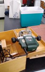 Freesmachine met toebehoren in houten kist, Ophalen, Gebruikt