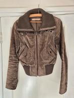 Olijfgroen suede bomberjasje maat m van Vera Moda, Maat 38/40 (M), Vero Moda, Ophalen of Verzenden, Zo goed als nieuw