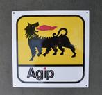 AGIP bord benzine olie FIAT Alfa Romeo Abarth 30x30cm, Nieuw, Reclamebord, Ophalen of Verzenden