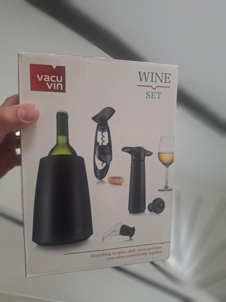 Vacu Vin Wijnset - Compleet, Huis en Inrichting, Keuken | Keukenbenodigdheden, Ophalen of Verzenden