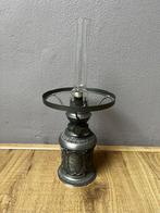 olielamp Carl Spitzweg op tinnen voet, Antiek en Kunst, Ophalen of Verzenden