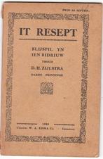 It resept * Blijspel yn ien bidriuw * 1923, Ophalen of Verzenden, Gelezen