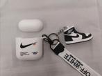 Airpods Hoesje Nike Air Jordan 1 Off-White Wit 1/2, Nieuw, Ophalen of Verzenden, In gehoorgang (in-ear), Bluetooth