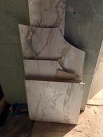 Rest stukken marmer look tegels 4m2, Doe-het-zelf en Verbouw, Tegels, Ophalen, 60 cm of meer, Nieuw, Minder dan 5 m²