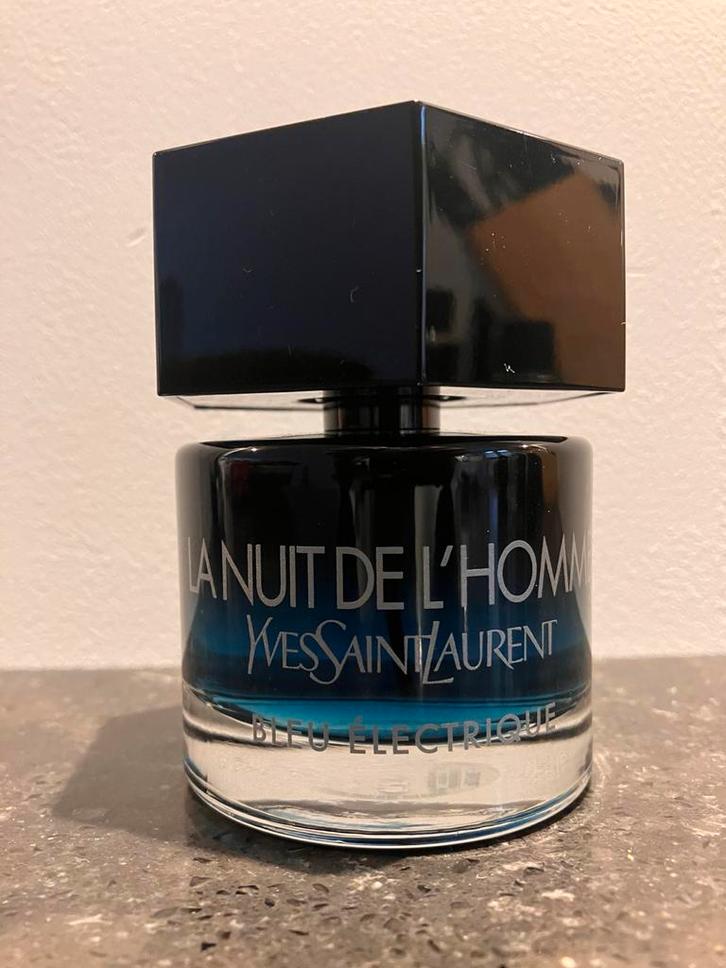 YSL La Nuit de l'Homme Bleu Électrique 60ml, Sieraden, Tassen en Uiterlijk, Uiterlijk | Parfum, Zo goed als nieuw, Ophalen of Verzenden