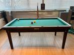 Klassieke Wilhelmina Biljarttafel – leiplaat – klein match, Sport en Fitness, Biljarten en Poolen, Ophalen, Gebruikt, Biljarttafel
