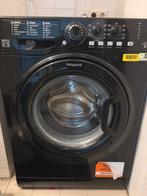Zwarte Wasmachine te koop, Witgoed en Apparatuur, Wasmachines, Ophalen, Zo goed als nieuw, 85 tot 90 cm, 1200 tot 1600 toeren