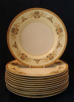 Alfred Meakin England - 12 dinerborden met bloemstukken, Antiek en Kunst, Antiek | Servies los, Ophalen of Verzenden
