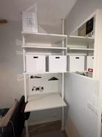 IKEA ELVARLI Stellagekast/Bureau, Ophalen, Metaal, Wit