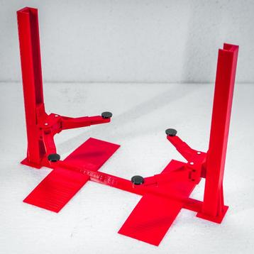 1:18 miniatuur tweekoloms hefbrug auto brug rood diorama beschikbaar voor biedingen