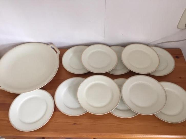 Vintage gebakset uit de jaren 50/60 - Arzberg., Antiek en Kunst, Antiek | Servies compleet, Verzenden