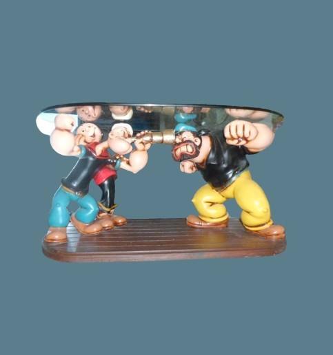 Gezocht: Popeye tafel, Verzamelen, Stripfiguren, Beeldje of Figuurtje, Ophalen