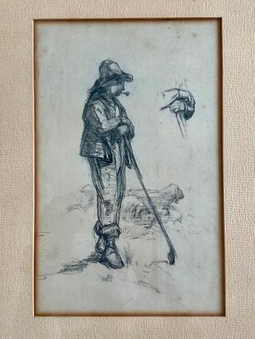 Tekening Willem Maris (toegeschreven) beschikbaar voor biedingen