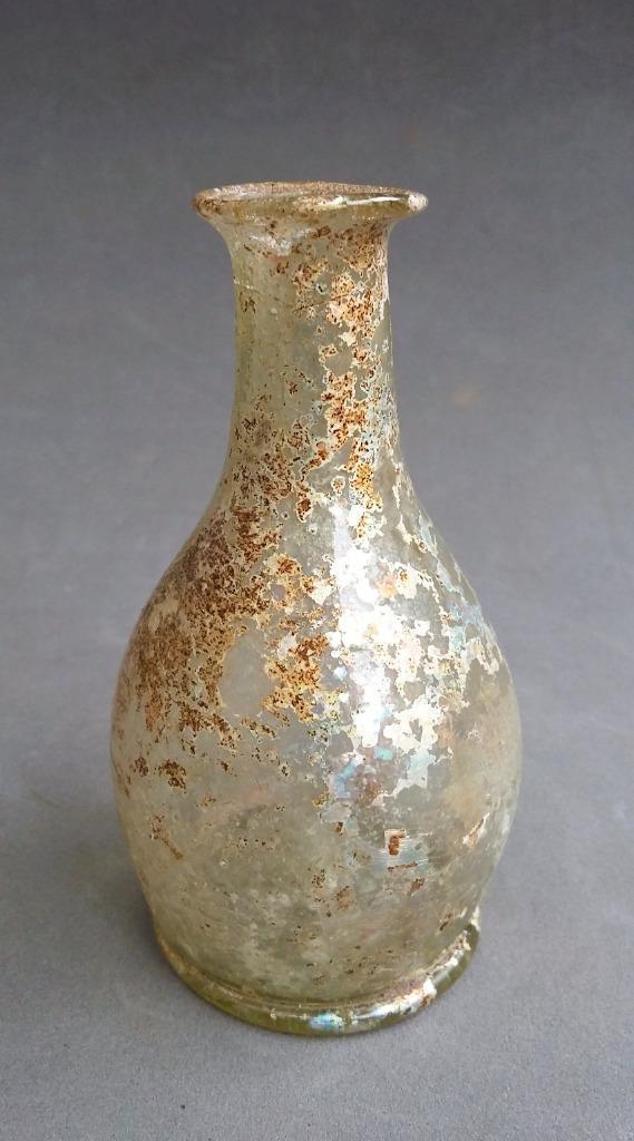 Omstreeks 1550 - 1600 Medicijnfles Fles Flesje Bodemvondst, Antiek en Kunst, Antiek | Glas en Kristal, Ophalen of Verzenden