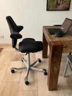 HAG Capisco 8106 ergonomische bureaustoel zit-sta blauwgrijs, Huis en Inrichting, Ophalen, Zo goed als nieuw, Grijs, Bureaustoel