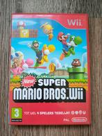 Wii New Super Mario Bros, Vanaf 3 jaar, Ophalen of Verzenden, 3 spelers of meer, Zo goed als nieuw