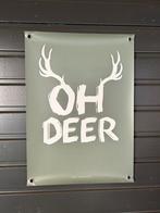 Tuinposter OH DEER groen, Huis en Inrichting, Ophalen of Verzenden, Zo goed als nieuw