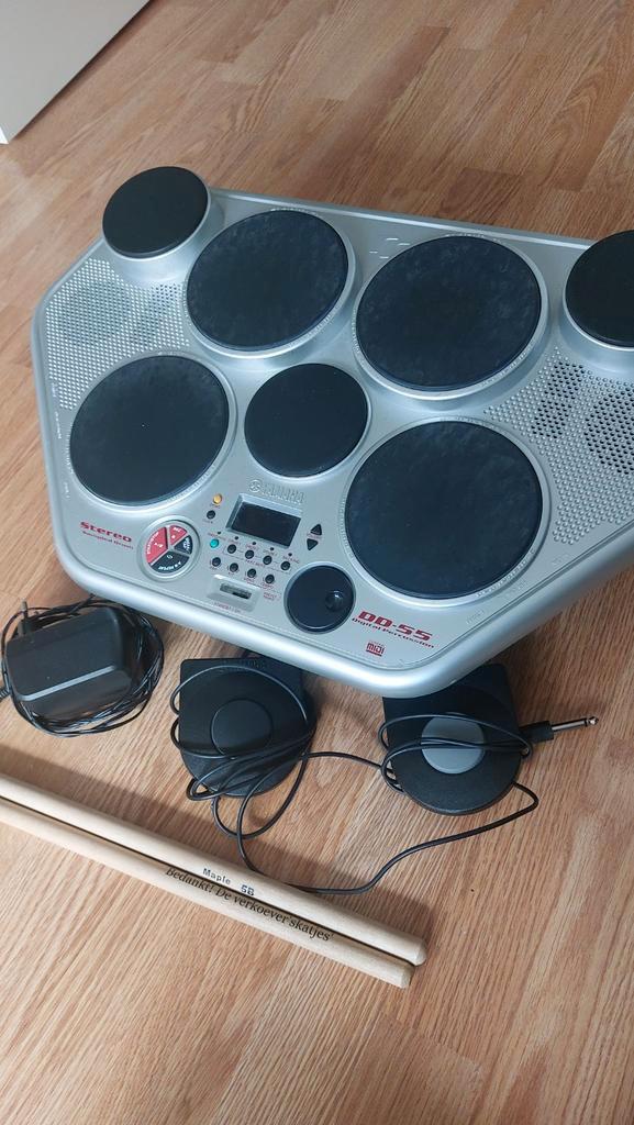 Elektrisch drumstel/drumpad - Beginnersvriendelijk!, Muziek en Instrumenten, Drumstellen en Slagwerk, Gebruikt, Yamaha, Elektronisch