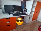 Stuva kast en bureau van het stuva hoogslaper bed, Huis en Inrichting, Ophalen, Gebruikt, 150 tot 200 cm, 100 tot 150 cm
