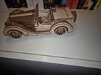 Houten Roadster Modelauto met Opwindmechanisme, Hobby en Vrije tijd, Modelbouw | Auto's en Voertuigen, Ophalen