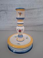 Delfts blauw gekleurd kandelaar, Ophalen, Keramiek of Aardewerk