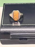 KNIL onderscheiding zegelring met leeuw, koninklijke begeer, Verzamelen, Ophalen of Verzenden, X, Nederland, Landmacht