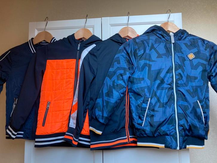 Pakket 4x jassen jongens maat 122/128 ZGAN! Tygo WE, Kinderen en Baby's, Kinderkleding | Maat 122, Zo goed als nieuw, Jongen, Jas