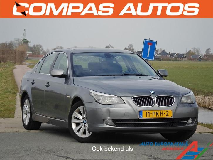 BMW 5 Serie 525i Luxe auto met onderhoudshistorie (bj 2009), Auto's, BMW, Bedrijf, Te koop, 5-Serie, ABS, Achteruitrijcamera, Airbags