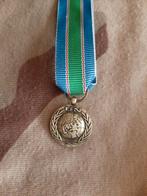 Miniatuur Un Libanon medaille, Verzamelen, Verzenden, Landmacht, Nederland, Lintje, Medaille of Wings
