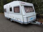 Caravan Dethleffs 465 Mover.Voortent. luifel &zakluifel .BBQ, Caravans en Kamperen, Vast bed, Rondzit, Schokbreker, 750 - 1000 kg