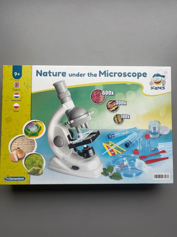 Microscoop - Natuur onder de Microscoop - Clementoni, Kinderen en Baby's, Speelgoed | Educatief en Creatief, Nieuw, Ontdekken