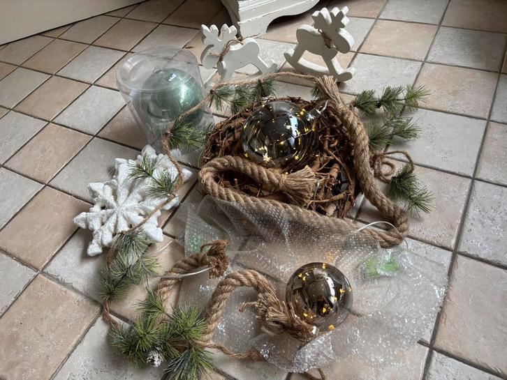 Kerstdecoratie, Huis en Inrichting, Woonaccessoires | Overige, Zo goed als nieuw, Ophalen of Verzenden
