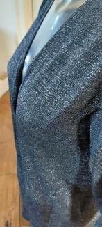 Glittervestje vrouw maat M donker vest met glittering kerst, Ophalen of Verzenden, Zo goed als nieuw, Zwart