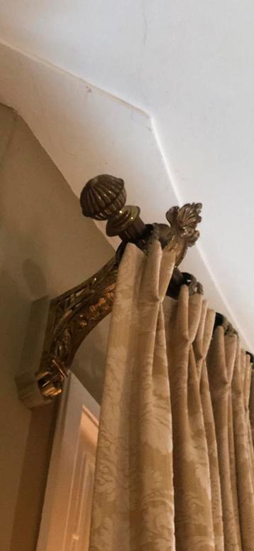 Antiek franse gordijnsteunen/antiek frans ornament beschikbaar voor biedingen