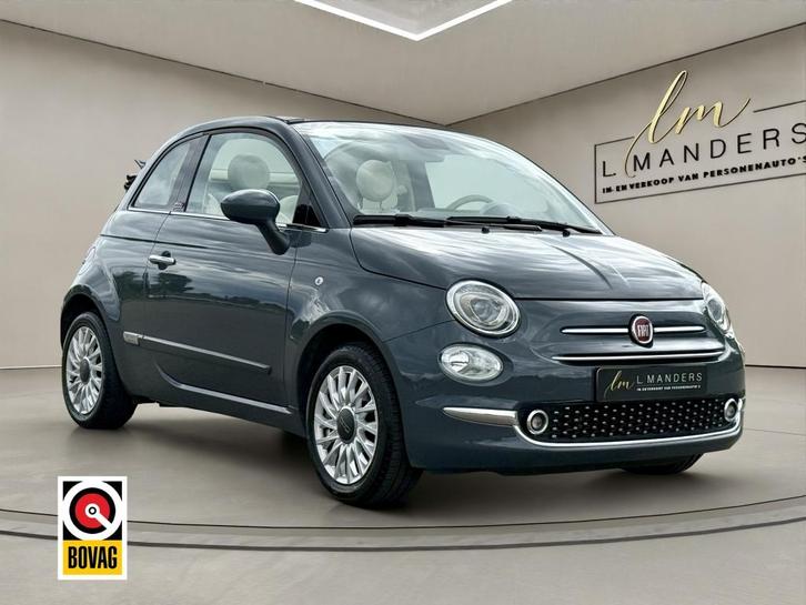Fiat 500C 1.2 Lounge 2019 GRIJS | Cabrio | Navigatie | Airco, Auto's, Fiat, Bedrijf, 500C, ABS, Airbags, Airconditioning, Bluetooth