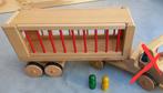 NIC Grote Houten Veewagen/Marktkraam + attributen, Ophalen of Verzenden, Zo goed als nieuw, Duw- of Trekspeelgoed