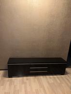 Zwarte Besta tv-meubel – 180 cm hoogglans tv-meubel, Ophalen, Gebruikt, 150 tot 200 cm, Minder dan 100 cm