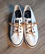 sperry witte canvas sneakers veters casual zomer maat 38, Kleding | Dames, Schoenen, Wit, Sperry, Ophalen of Verzenden, Sneakers of Gympen