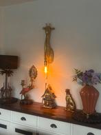 Mooie goudkleurige giraffen lamp, Ophalen, Zo goed als nieuw