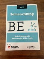 Samenvatting Examenstof Bedrijfseconomie VWO, Ophalen of Verzenden, Nederlands, Overige niveaus, ExamenOverzicht