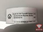 audi a3 8v facelift sedan achterlicht rechts buiten 8v594507, Auto-onderdelen, Verlichting, Ophalen of Verzenden, Gebruikt, Audi