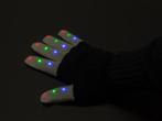 Handschoenen met leds, zwart/wit, ., Nieuw, Ophalen of Verzenden, .