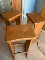 Bar krukken eikenhout, Ophalen of Verzenden, Zo goed als nieuw, 60 tot 90 cm